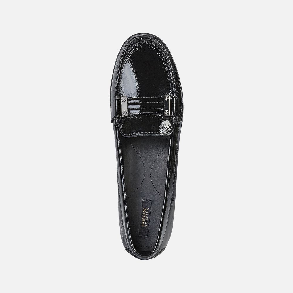 Geox Loafers Black Elidia - Geox Womens Shoes - CNWDXZ508